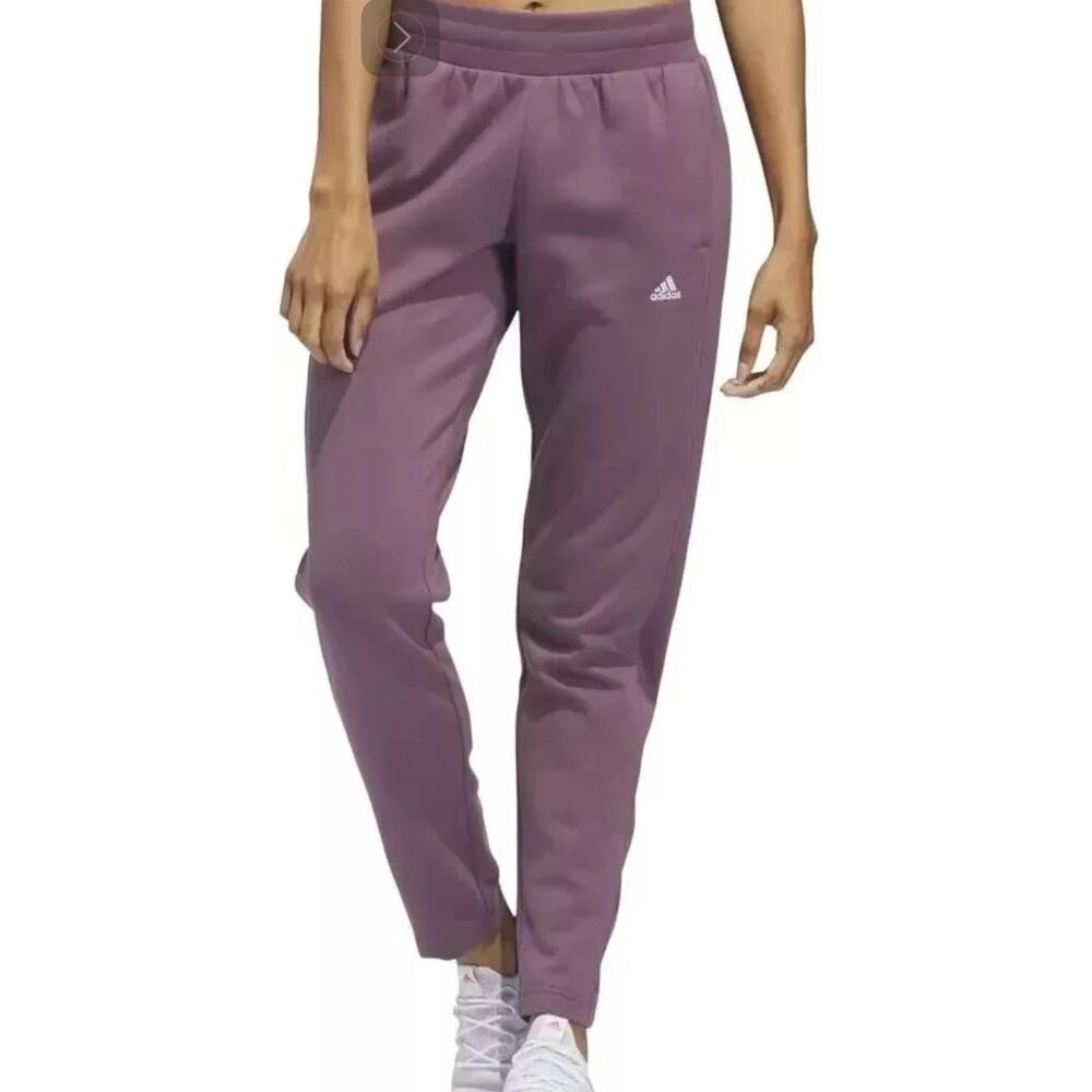 Adidas Women's Fleece Pants Tapered Leg, Shafig, Size-M, JN6879